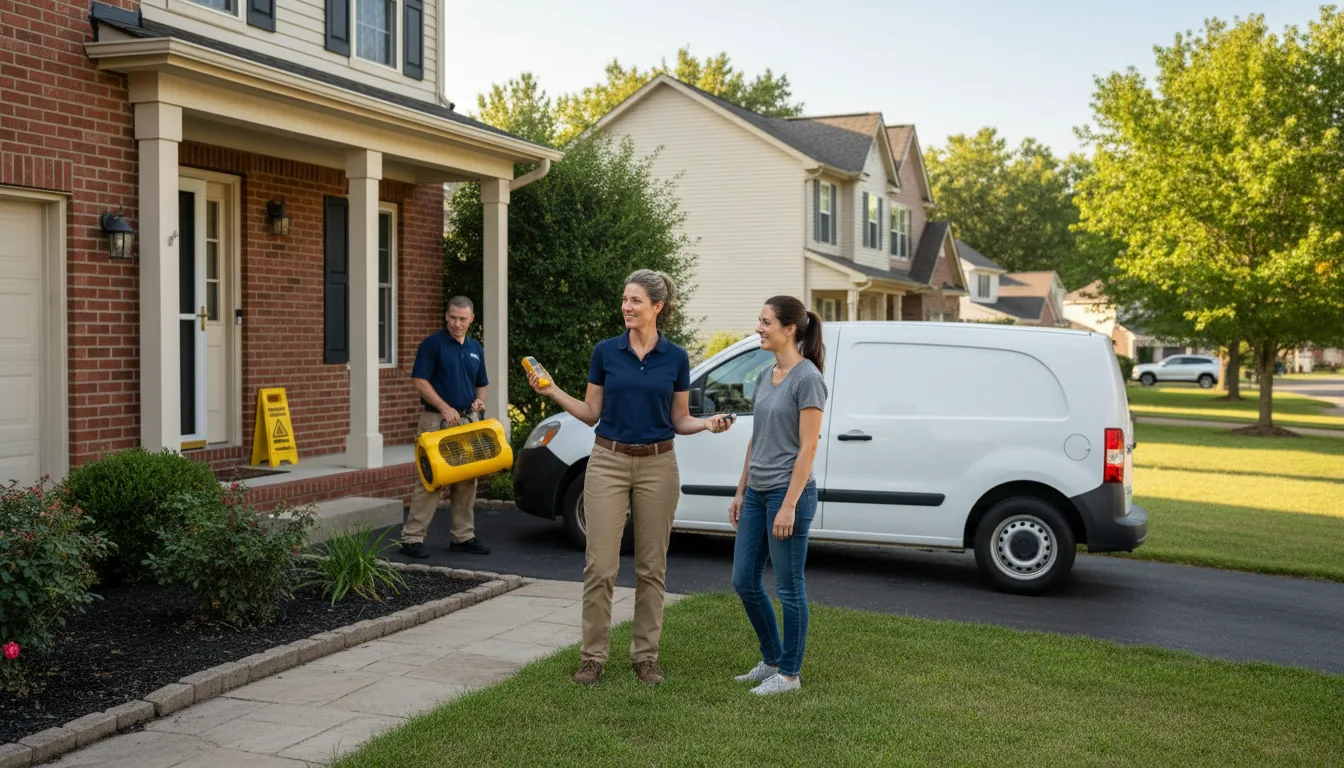 Residential water damage restoration in South Carolina